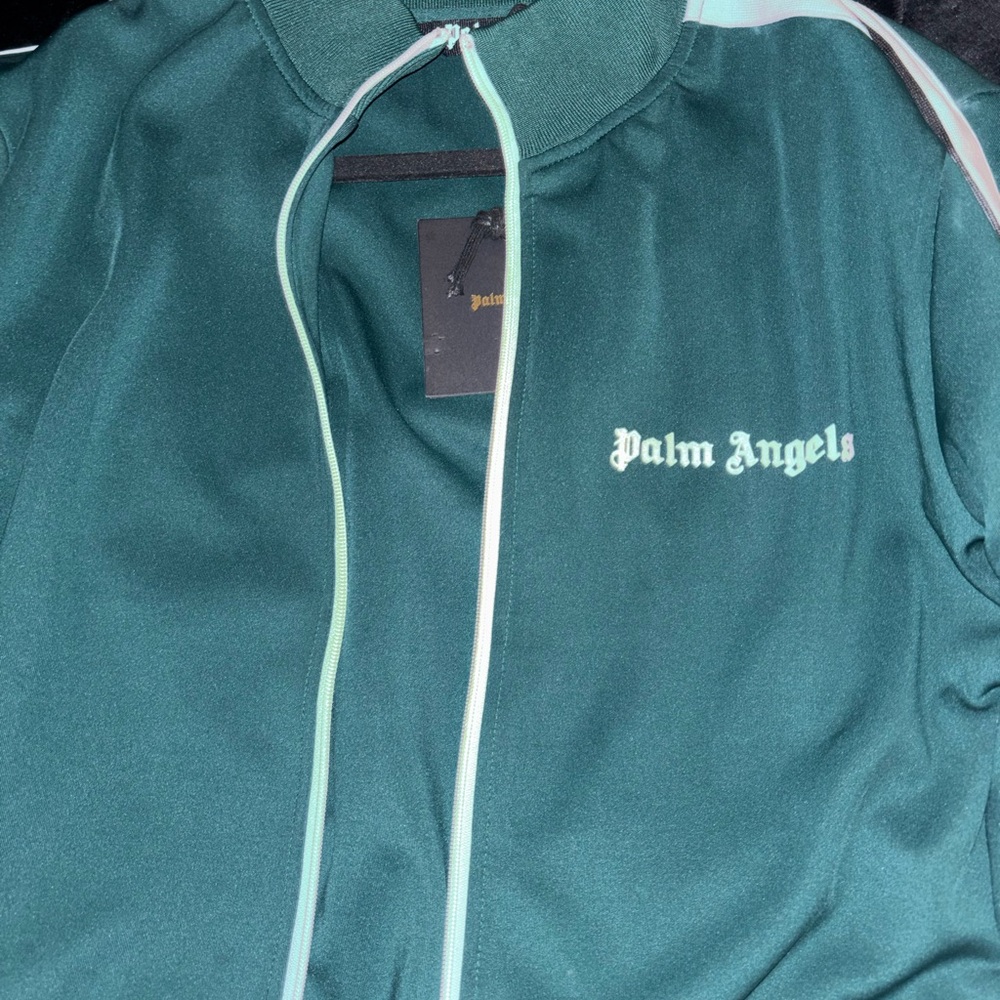 Palm Angels Green Track Jacket